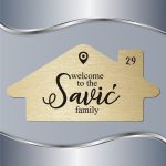 Pločica za vrata Welcome - Slika 2