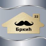 Pločica za vrata Brkovi - Slika 2
