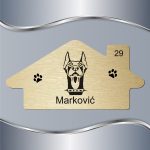 Pločica za vrata Doberman pinčer - Slika 3