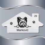 Pločica za vrata Jorkširski terijer 2 - Slika 2