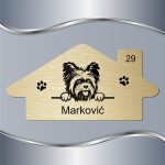 Pločica za vrata Jorkširski terijer 2 - Slika 4