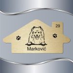 Pločica za vrata Samojed 1 - Slika 3