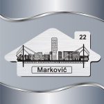 Pločica za vrata Beograd na vodi - Slika 2