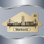 Pločica za vrata Beograd na vodi - Slika 4