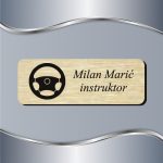 ID pločica Instruktor vožnje