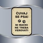 Tabla Ne veruj ni mački - Slika 2
