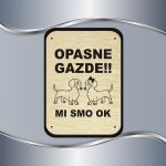 Tabla Opasne gazde - Slika 2