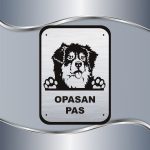Tabla Čuvaj se psa - Australijski ovčar - Slika 2