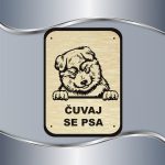 Tabla Čuvaj se psa - Aljaski malamut - Slika 6