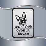 Tabla Čuvaj se psa - Belgijski ovčar - Slika 4