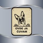 Tabla Čuvaj se psa - Belgijski ovčar - Slika 5