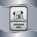 Tabla Čuvaj se psa - Briselski grifon