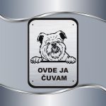 Tabla Čuvaj se psa - Briselski grifon - Slika 3