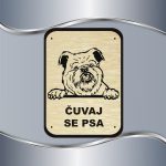 Tabla Čuvaj se psa - Briselski grifon - Slika 6