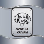 Tabla Čuvaj se psa - Bigl - Slika 4