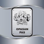 Tabla Čuvaj se psa - Bolonjski pas - Slika 2