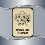 Tabla Čuvaj se psa - Bolonjski pas - Slika 4