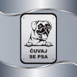 Tabla Čuvaj se psa - Bokser - Slika 5