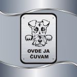 Tabla Čuvaj se psa - Foks terijer - Slika 4