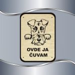 Tabla Čuvaj se psa - Foks terijer