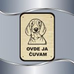 Tabla Čuvaj se psa - Jazavičar - Slika 5