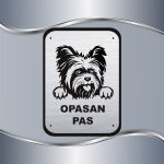 Tabla Čuvaj se psa - Jorki - Slika 2