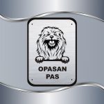 Tabla Čuvaj se psa - Tibetanska lasa - Slika 2