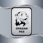 Tabla Čuvaj se psa - Labrador - Slika 2