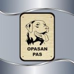 Tabla Čuvaj se psa - Labrador - Slika 3