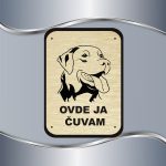 Tabla Čuvaj se psa - Labrador - Slika 4