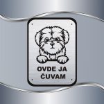 Tabla Čuvaj se psa - Maltezer - Slika 4