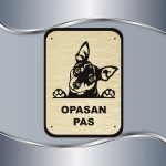 Tabla Čuvaj se psa - Minijaturni pinč - Slika 3