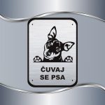 Tabla Čuvaj se psa - Minijaturni pinč - Slika 5