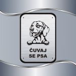 Tabla Čuvaj se psa - Mađarska vižla - Slika 5