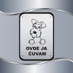 Tabla Čuvaj se psa - Šnaucer - Slika 4