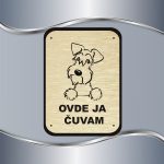 Tabla Čuvaj se psa - Šnaucer - Slika 5