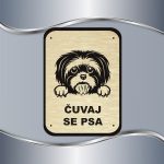 Tabla Čuvaj se psa - Ši cu - Slika 6