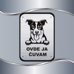 Tabla Čuvaj se psa - Džek Rasel - Slika 4