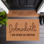 Otirač Dobrodošli i što kraće se zadržali