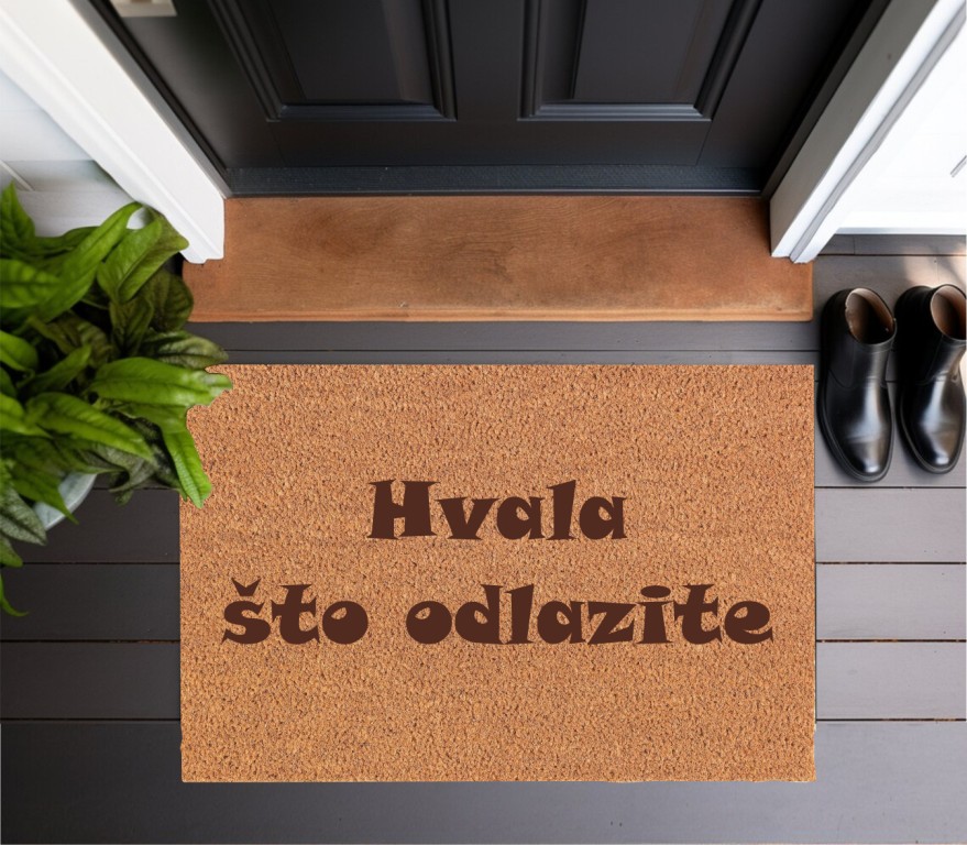88.25.-Otirac-Hvala-sto-odlazite Otirač Hvala što odlazite - Slika 1