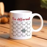 Šolja Be different - Siva ovca
