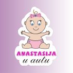 Nalepnica Anastasija u autu
