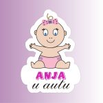 Nalepnica Anja u autu