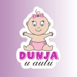 Nalepnica Dunja u autu
