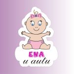 Nalepnica Ena u autu