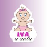 Nalepnica Iva u autu