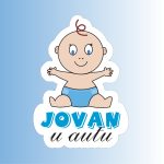 Nalepnica Jovan u autu