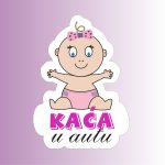 Nalepnica Kaća u autu