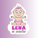 Nalepnica Lena u autu