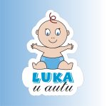 Nalepnica Luka u autu